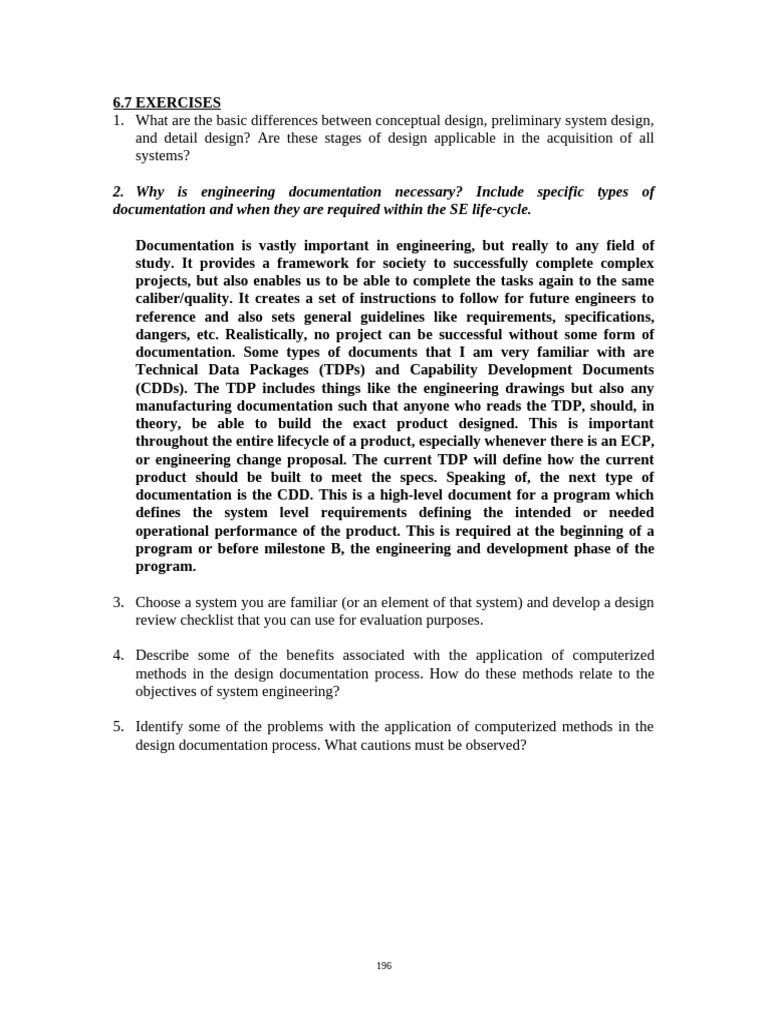 Engineering Design Documentation Insights | PDF