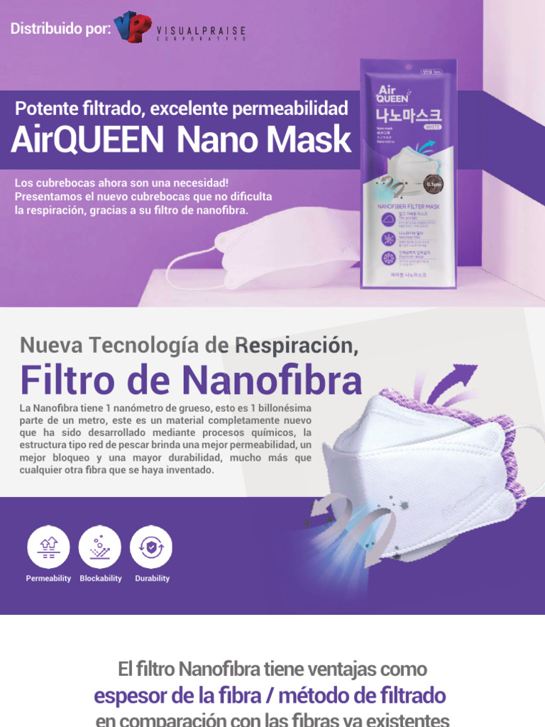 Visual Praise - Cubre Bocas Airqueen - 2 | PDF