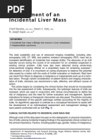 Download Management of an Incidental Liver Mass by Adolfo Aliaga Quezada SN94361284 doc pdf