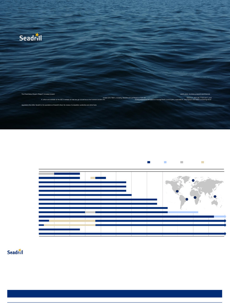 Seadrill Fleet Status Report 2024 | PDF | Risk | U.S. Securities And ...