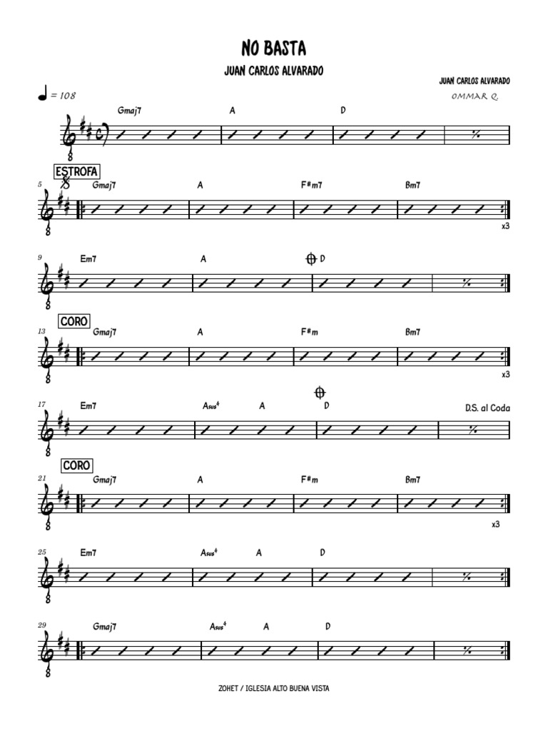 No Basta Charts | PDF