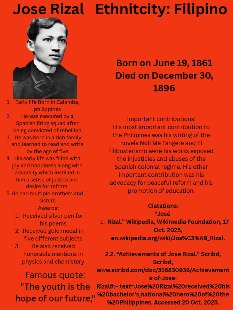 Jose Rizal: Life, Legacy, and Impact | PDF