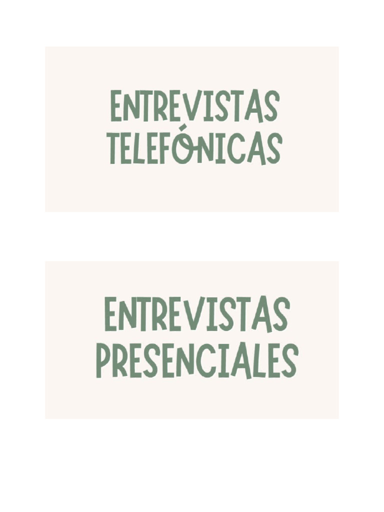 LETREROS | PDF