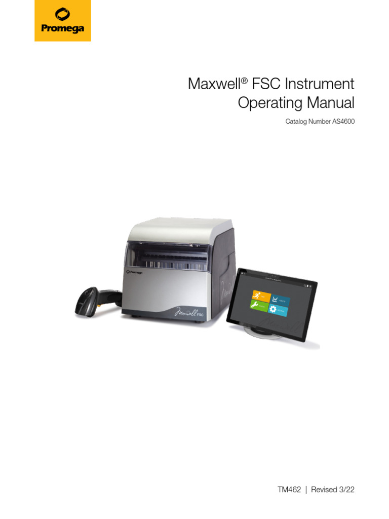 056-LGF Maxwell FSC Instrument Operating Manual TM462 | PDF | Personal ...