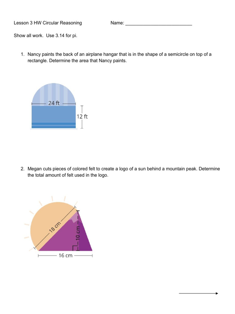 Lesson 3 HW Circular Reasoning | PDF