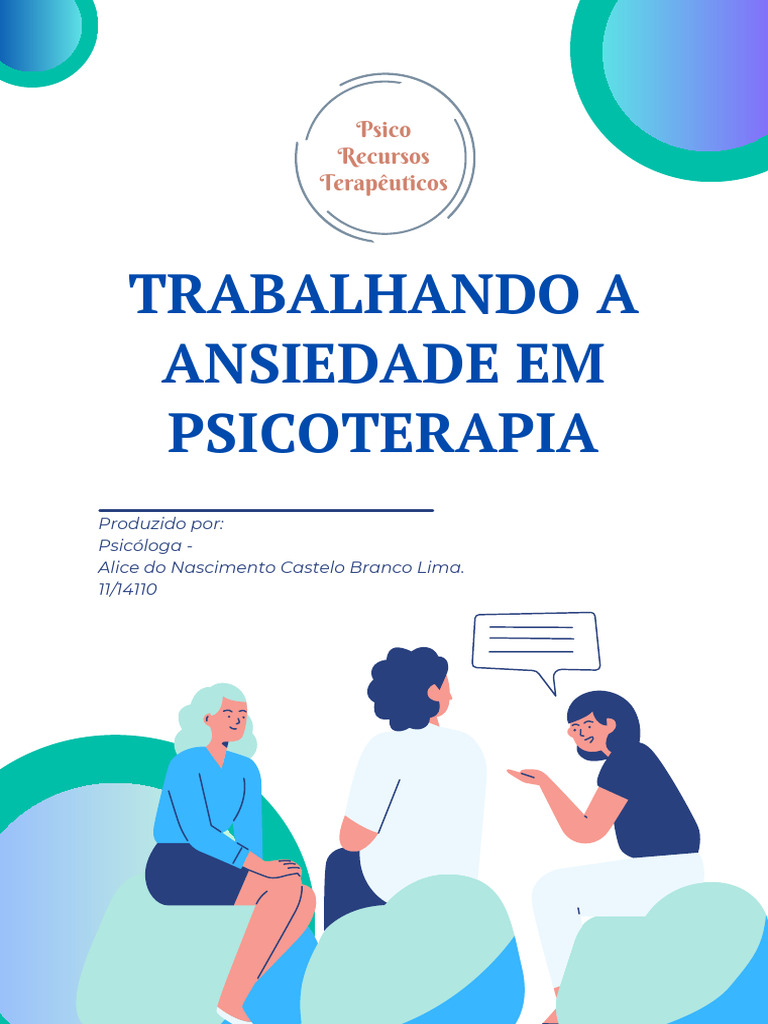Plano de Crise para Ansiedade em Psicoterapia | PDF | Ansiedade ...