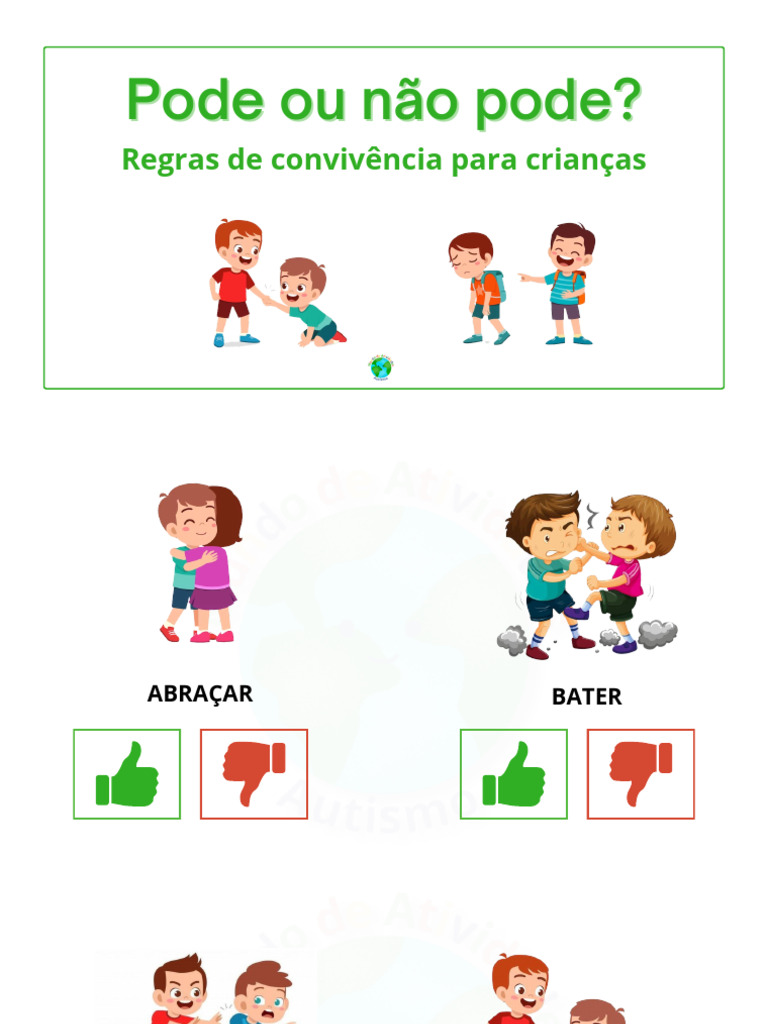 Regras de Convivência para Crianças | PDF