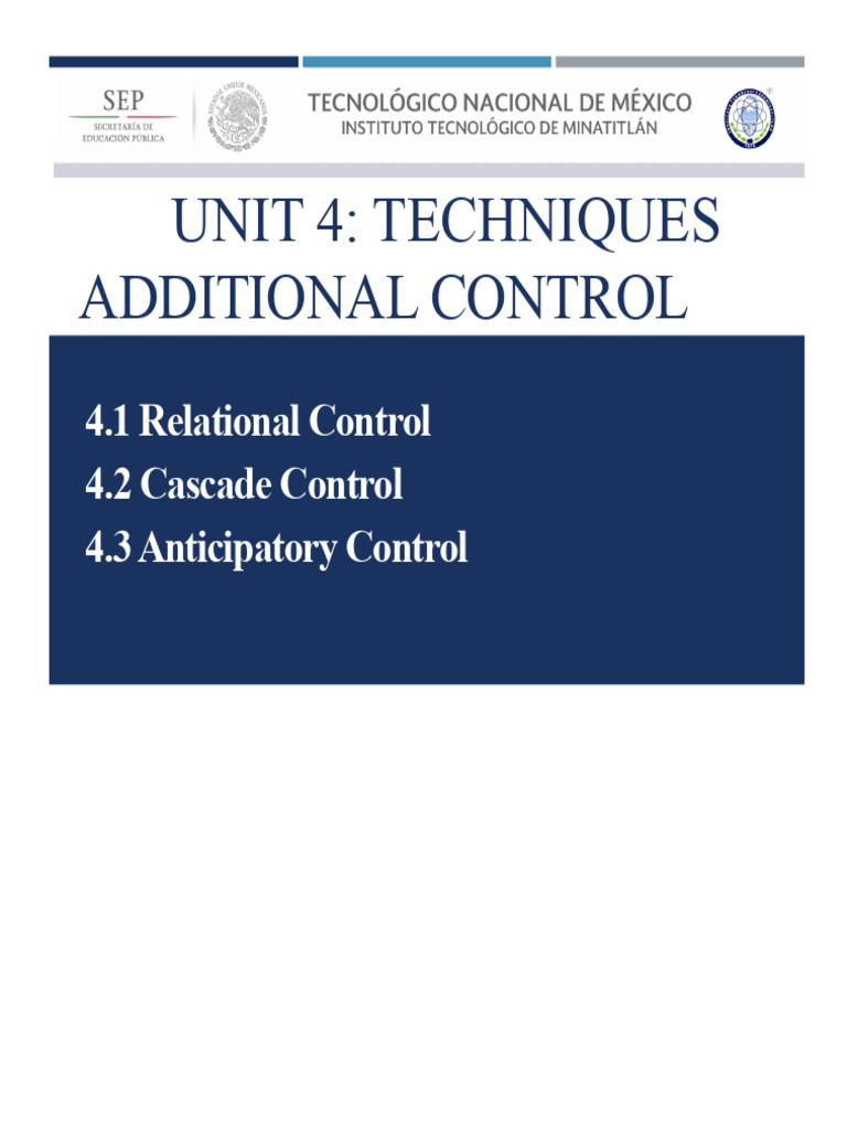 Control Techniques in Instrumentation | PDF | Control Theory | Feedback