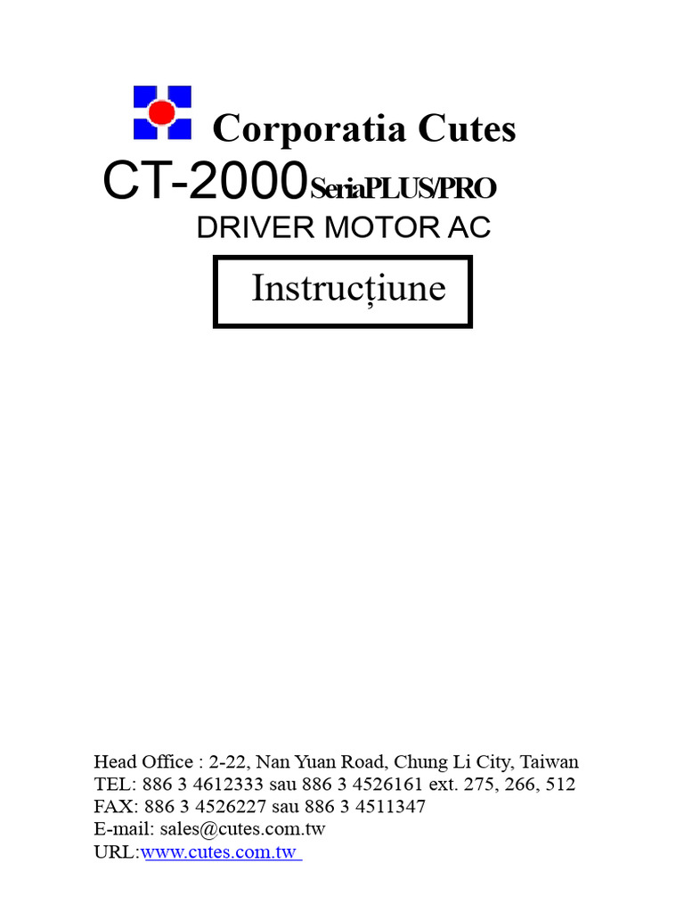 Manual CT2000Pro | PDF