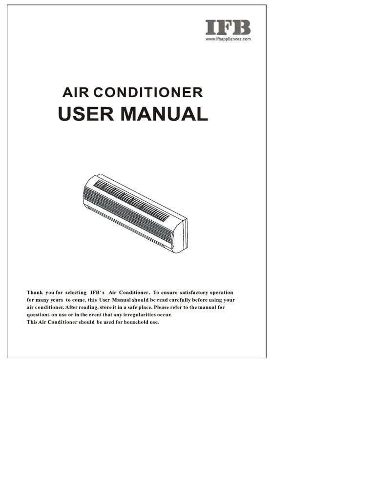 Manual IFB Ac | PDF