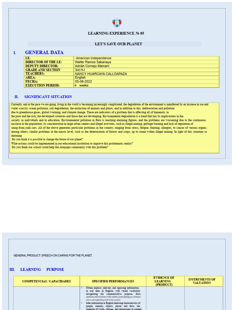 Speech on Environmental Awareness | PDF | English Language | Information