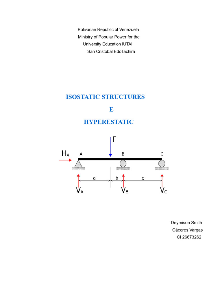 Understanding Isostatic Structures | PDF | Beam (Structure) | Bending