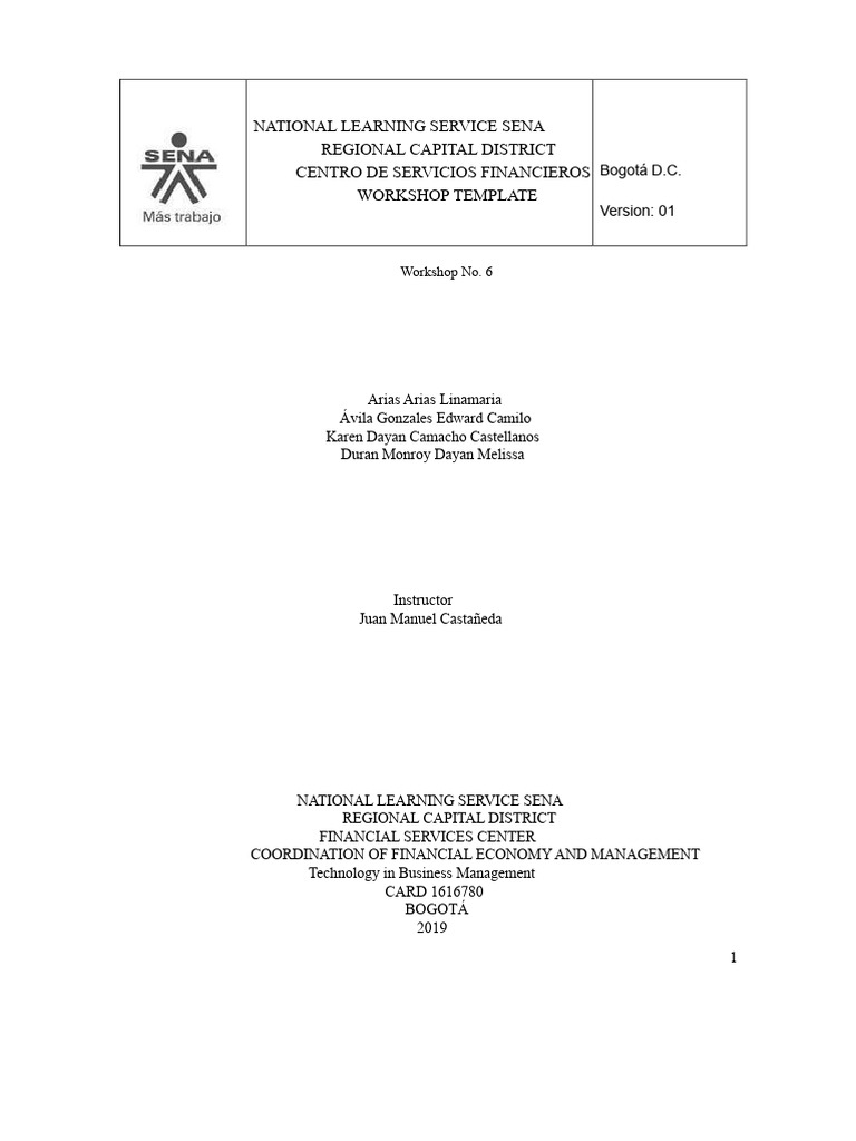 Workshop Template for Business Ideation | PDF | Entrepreneurship ...