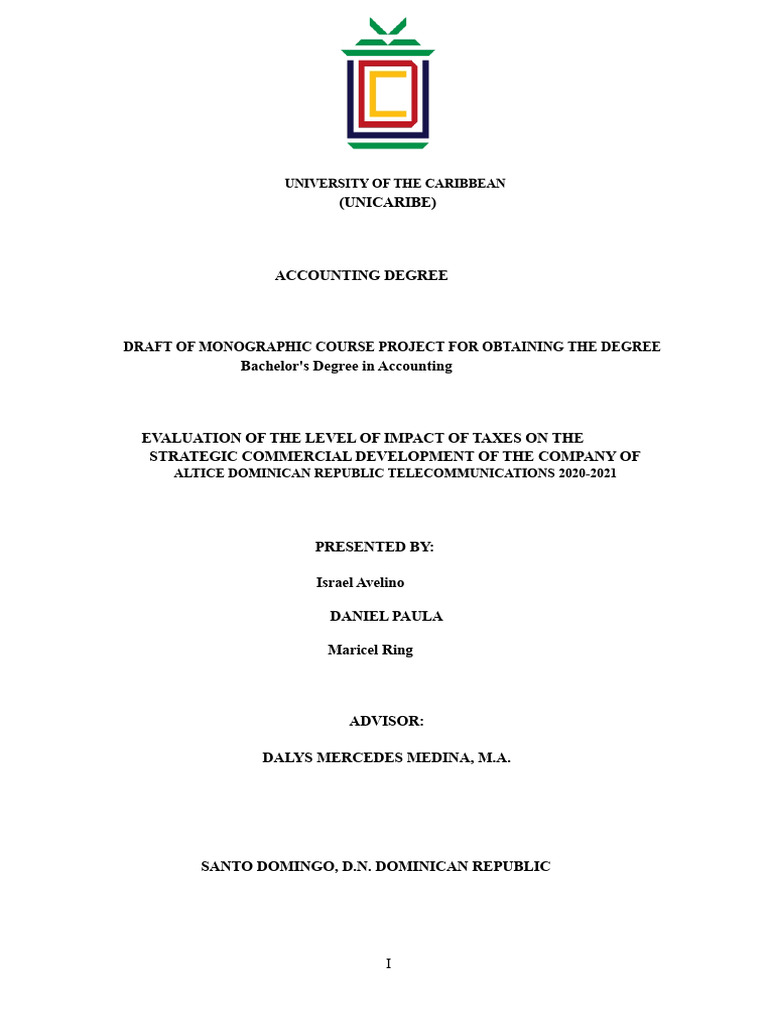 Final Project Group 1 Accounting Graduation Seminar | PDF | Taxes ...