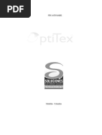 Optitex 15 System Manual Guide | PDF