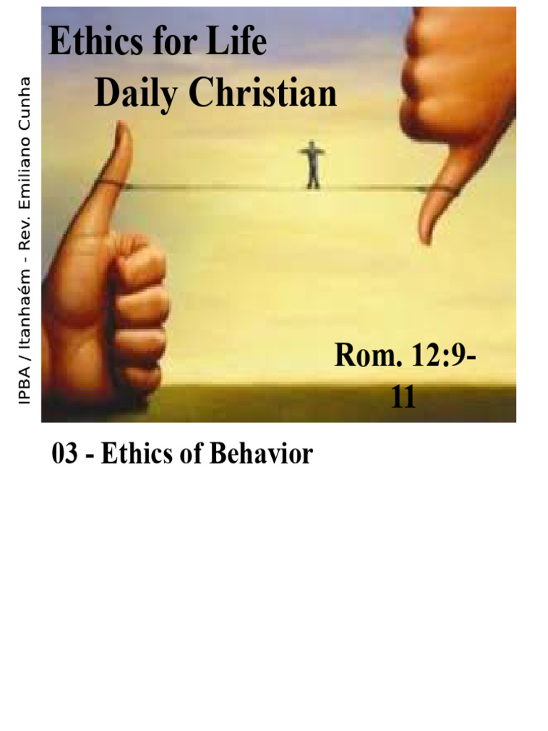 Christian Ethics: Love and Behavior Guide | PDF | Love | Spirituality