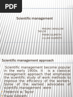 Scientific Management Approach