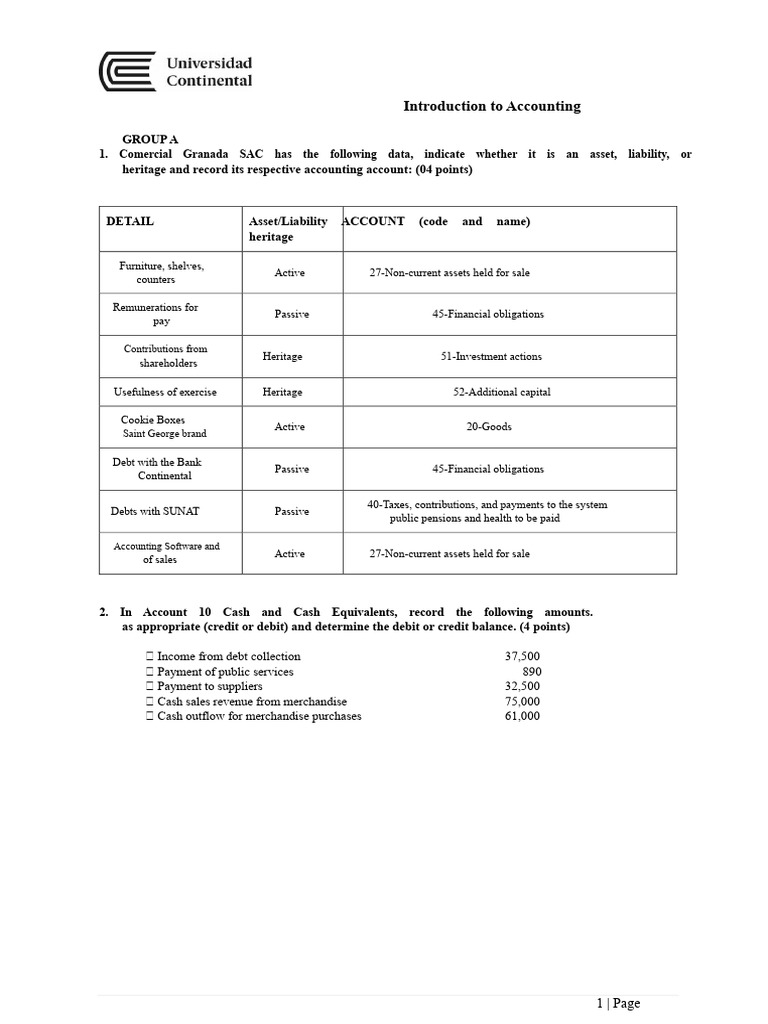 PA3 Introduction To Accounting | PDF | Debits And Credits | Financial ...