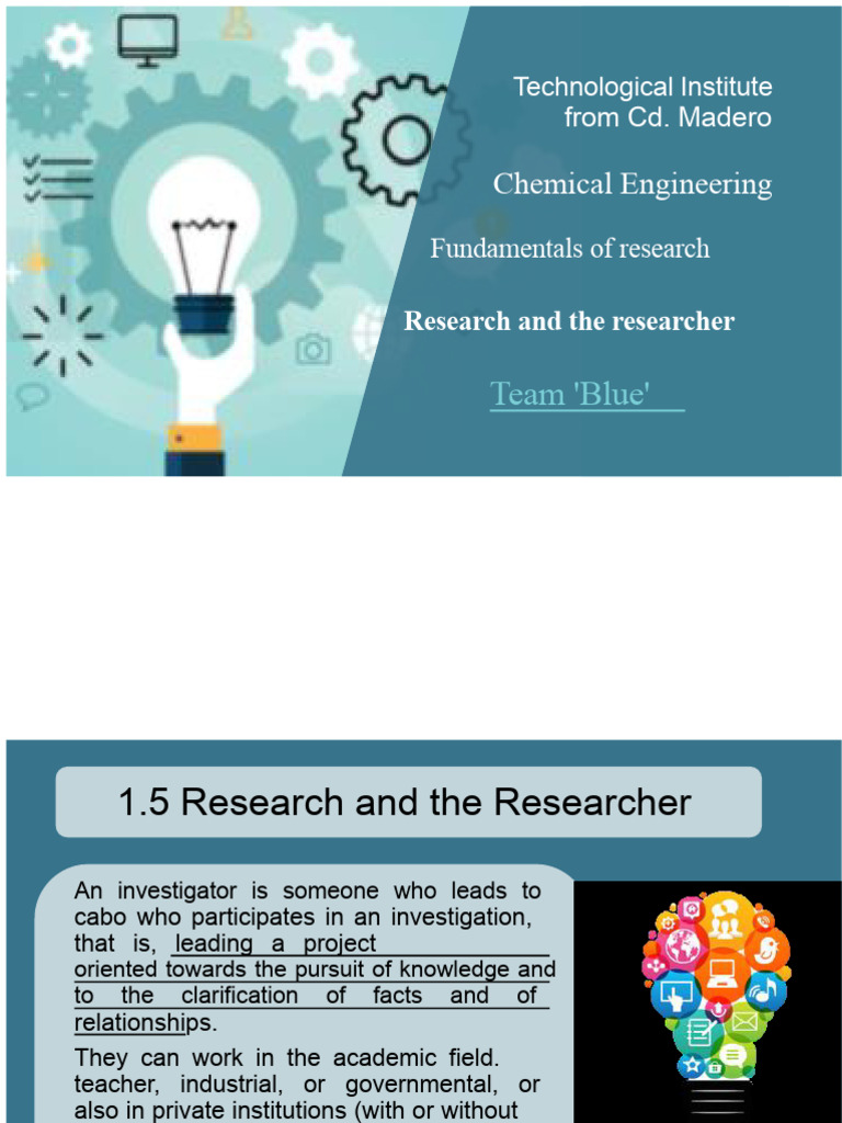 Research and The Researcher. | PDF | Hypothesis | Knowledge
