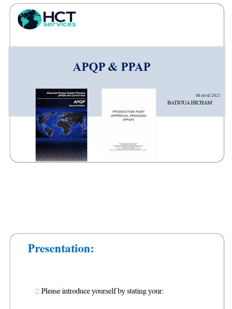 APQP and PPAP Module | PDF | Reliability Engineering | Project Management