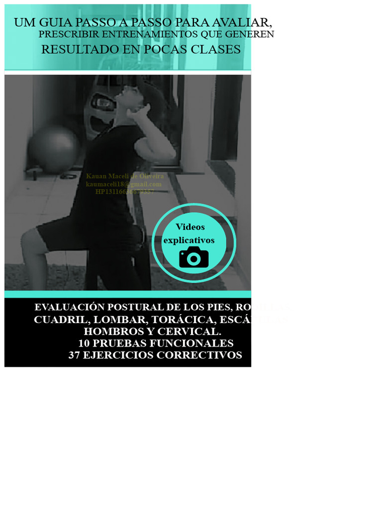 Guía de Evaluación Postural y Ejercicios | PDF | Flexibilidad (anatomía ...