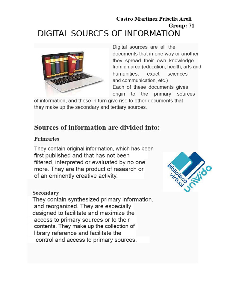 Understanding Digital Information Sources | PDF | Libraries | Digital ...