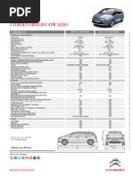 Citron C4 Cactus Specifications Overview | PDF | Car Body Styles | Car