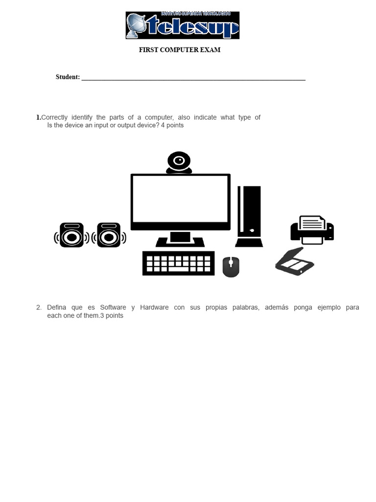 First Computer Examination | PDF