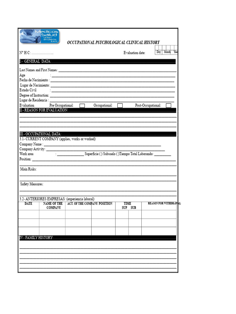 Occupational Psychological Evaluation Report | PDF