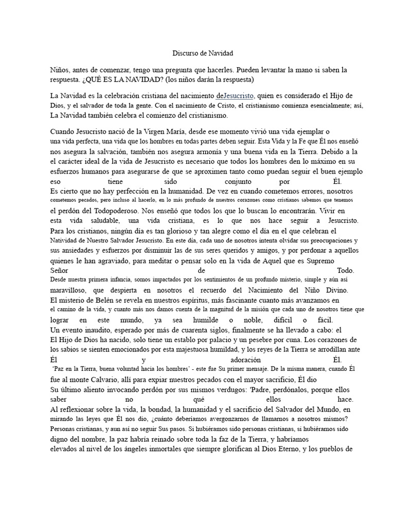 Significado y Mensaje de la Navidad | PDF | Natividad De Jesus | Navidad
