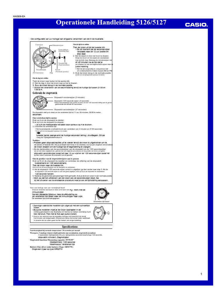 Casio 543 | PDF
