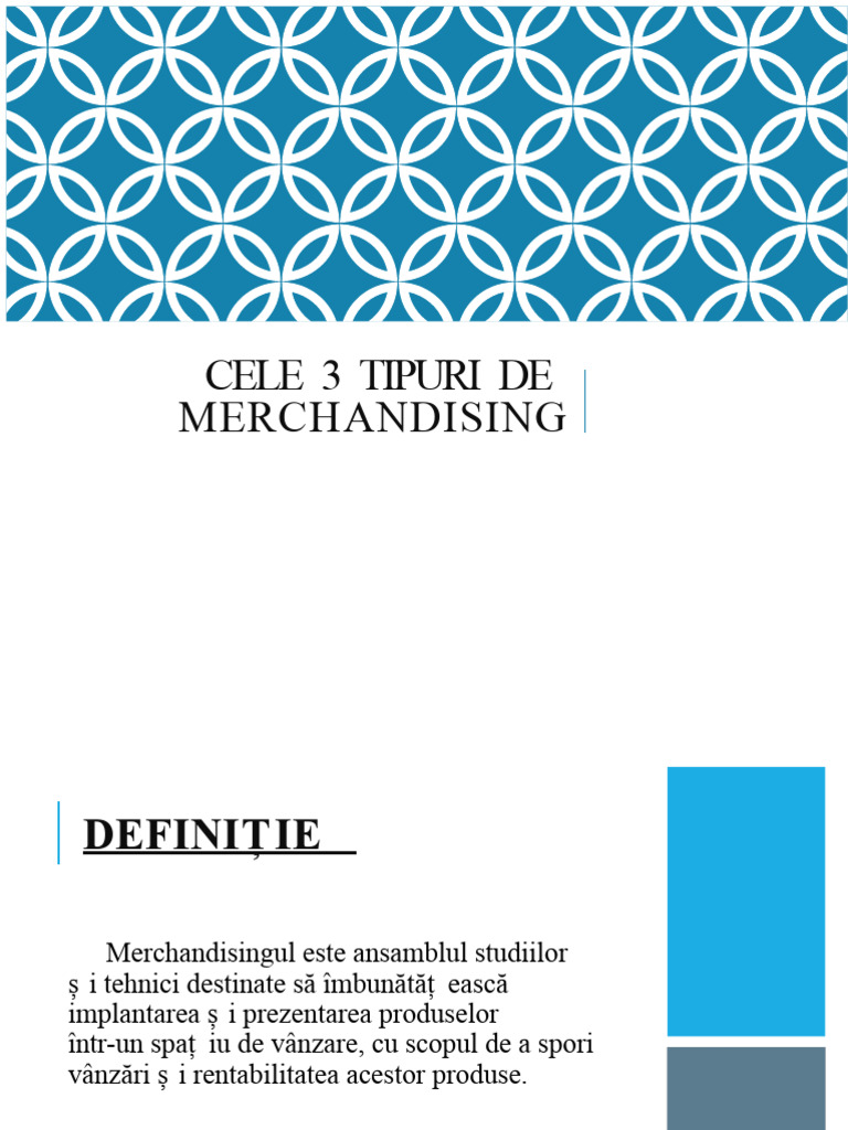 Cele 3 Tipuri de Merchandising | PDF