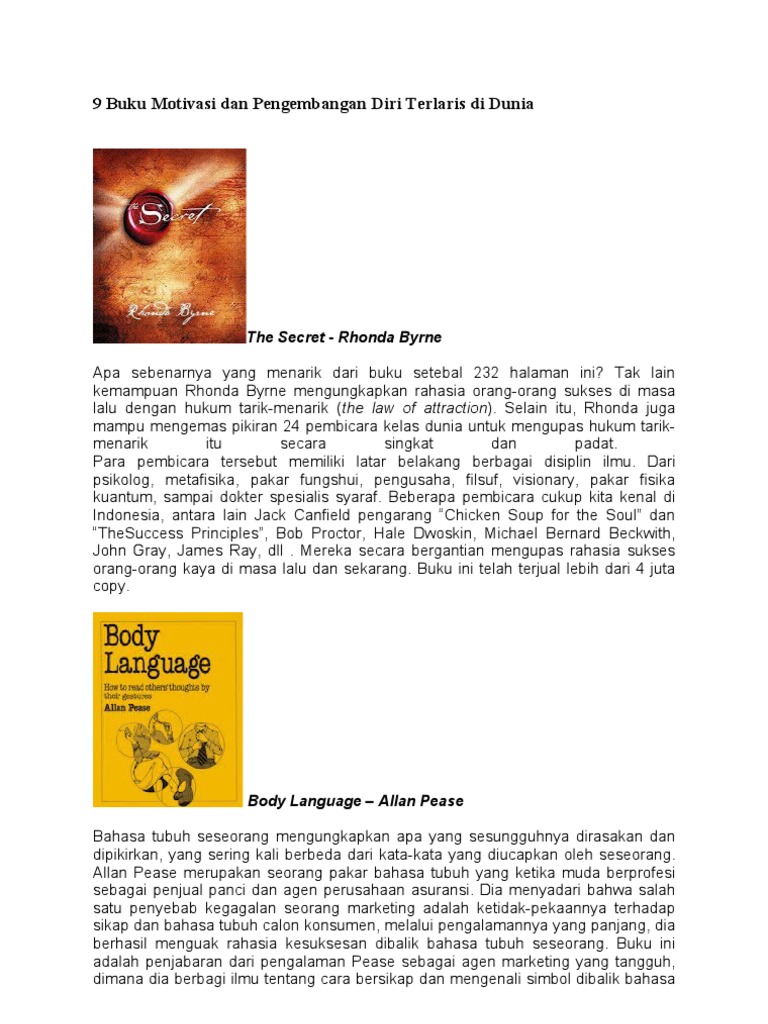 9 Buku Motivasi