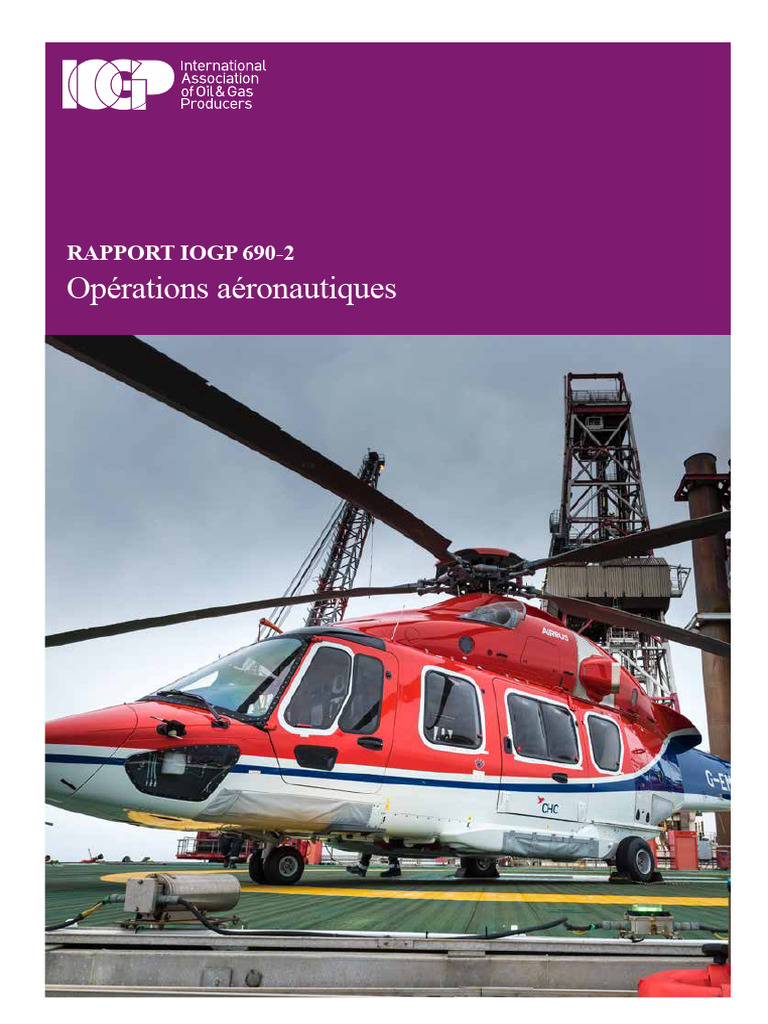 Rapport IOGP 690-2 : Opérations aériennes | PDF | Sécurité | Risque ...