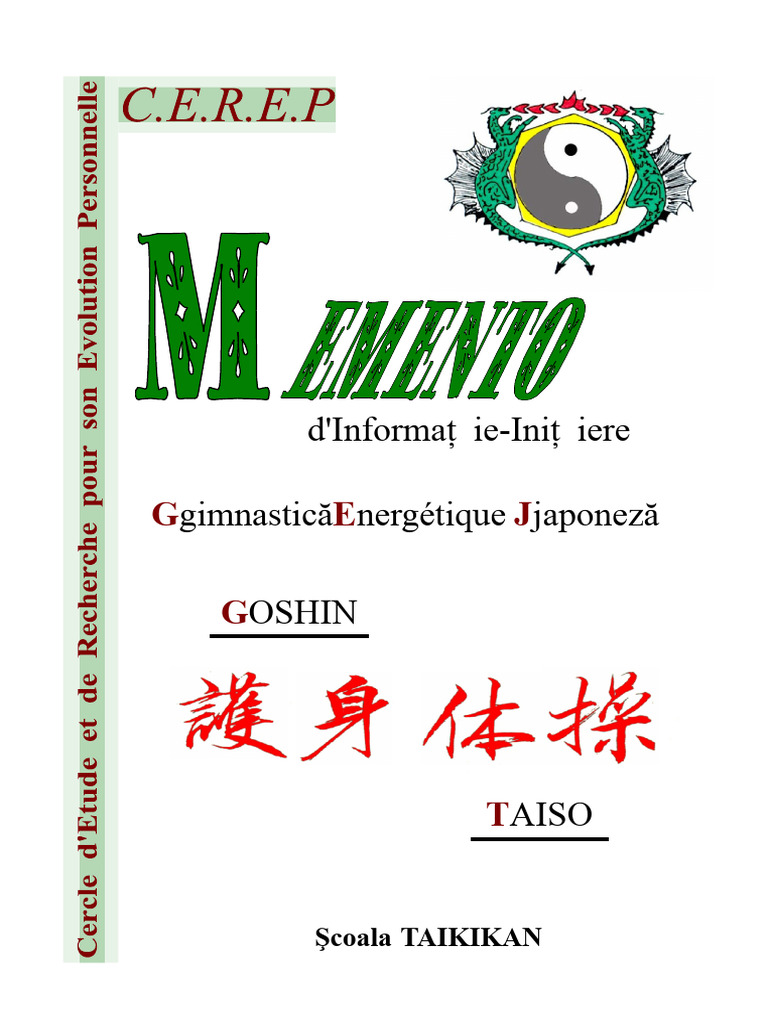 Goshin Taiso | PDF