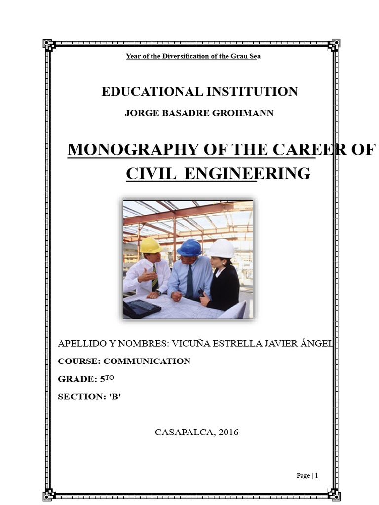 Overview of Civil Engineering Scope | PDF | Civil Engineering | Sewage ...