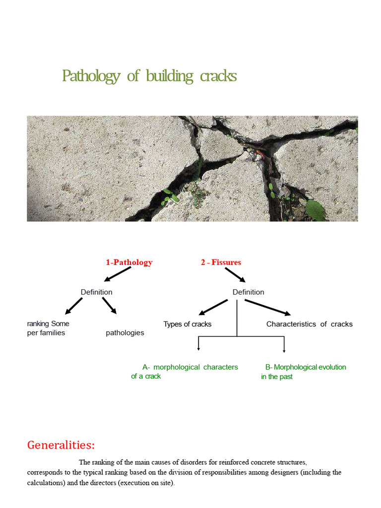 Building Crack Pathology Analysis | PDF | Fracture | Stress (Mechanics)