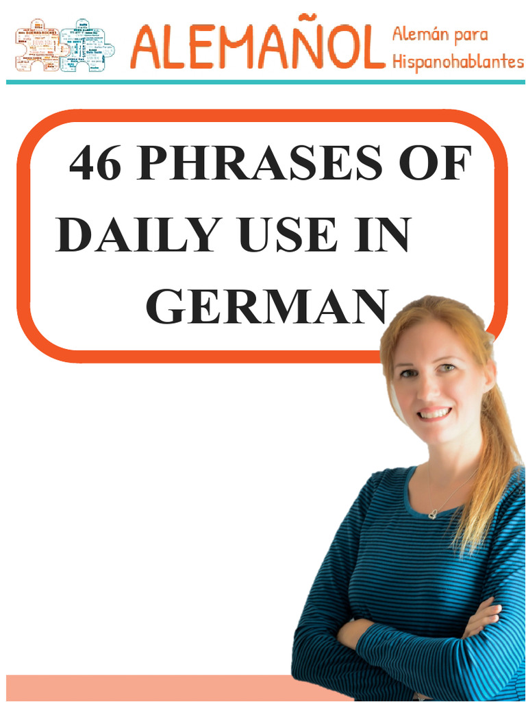 46 Daily Use Phrases in German | PDF | Bus | Human Communication