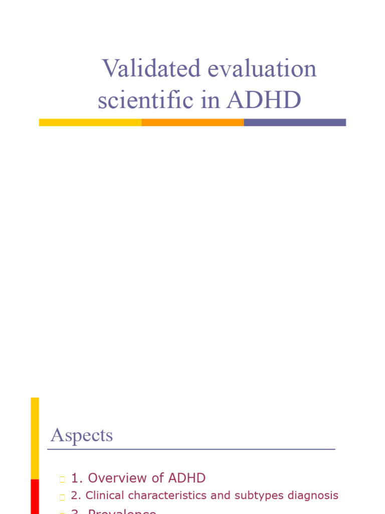 ADHD Evaluation and Diagnosis Guide | PDF | Attention Deficit ...