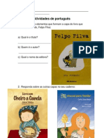 Atividades de Portugues - Felpo Filva