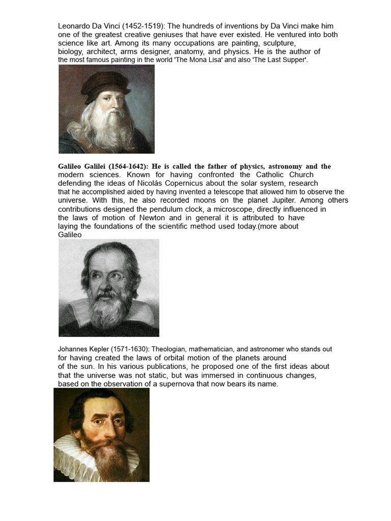 Influential Scientists and Their Inventions | PDF | Quantum Mechanics ...