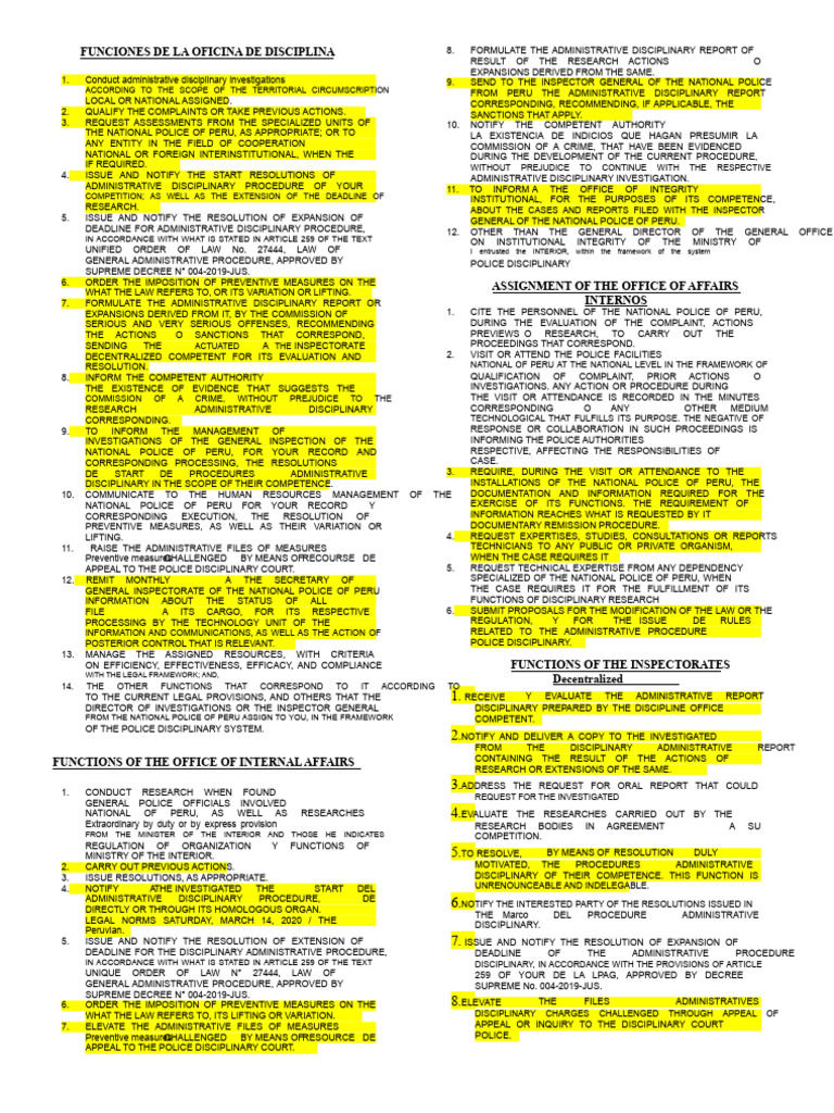 Administrative Disciplinary Procedures Guide | PDF | Police ...