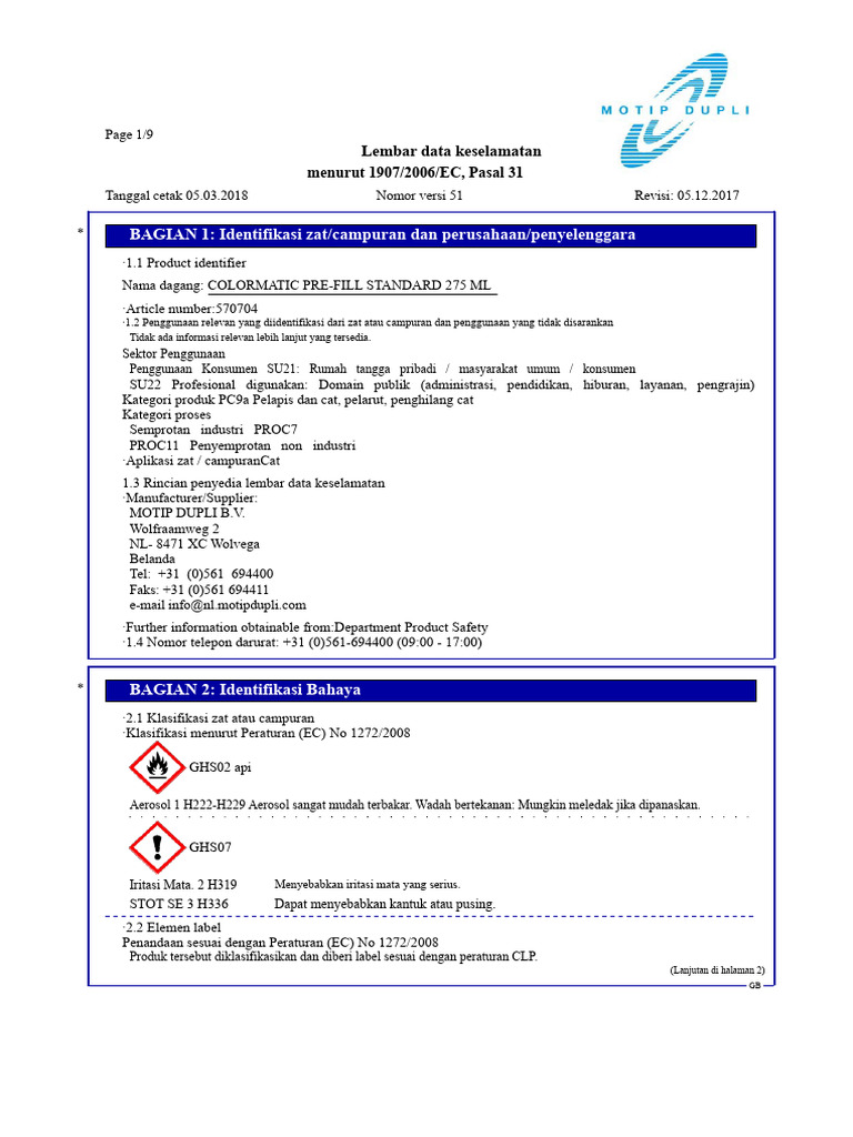 570704_-_COLORMATIC_PRE-FILL_STANDARD_275_ML_(ID).pdf | PDF