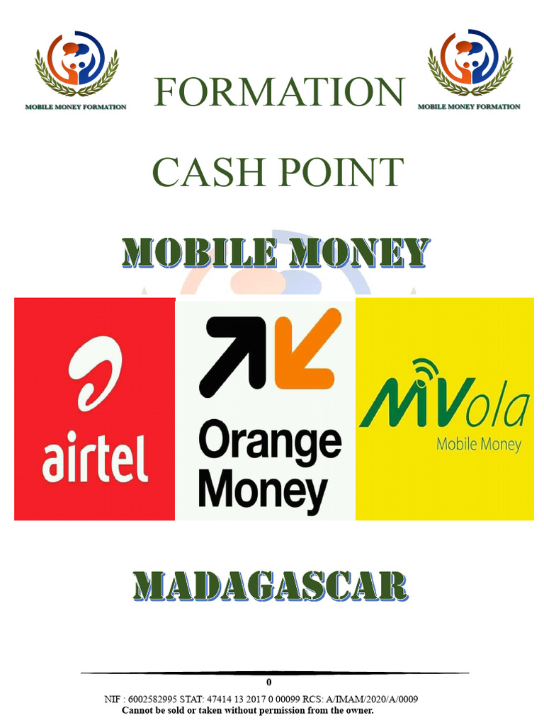 Mobile Money Cash Point Training Guide | PDF | Money | Cash