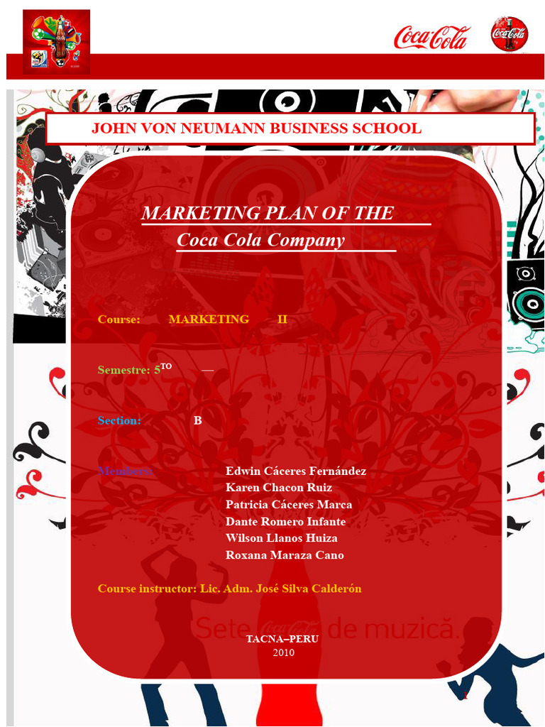 Coca-Cola Marketing Plan Overview | PDF | Coca Cola | The Coca Cola Company