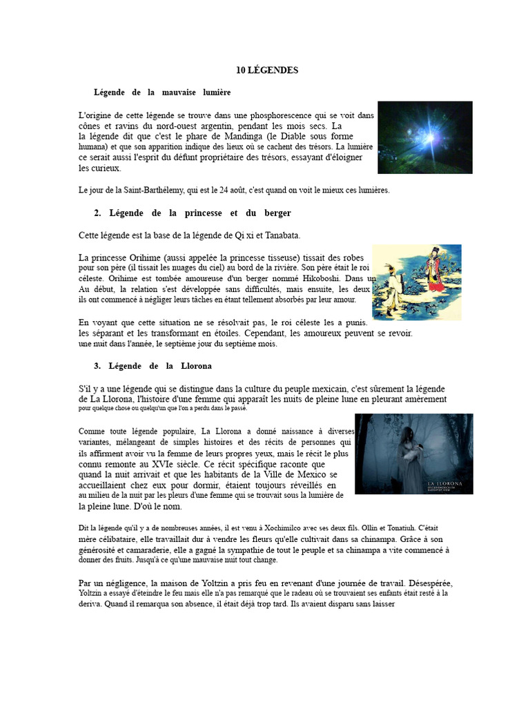 10 Légendes Fascinantes du Folklore | PDF | Robin des Bois