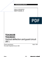 Integrated Circuits Data Sheet for Vertical Deflection and Guard Circuit