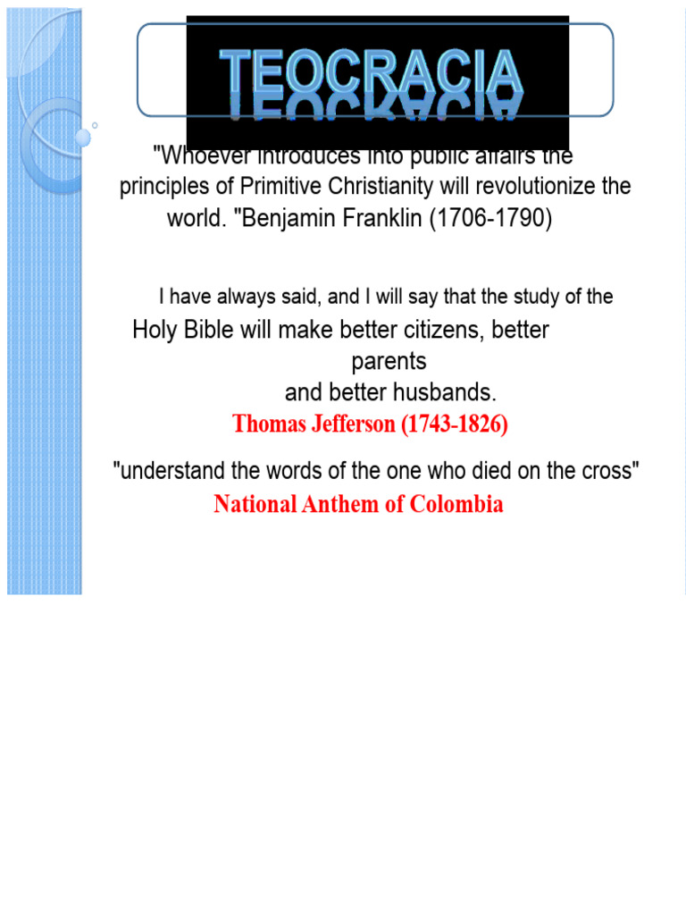 Theocracy and Governance in Christianity | PDF | Augustine Of Hippo | God
