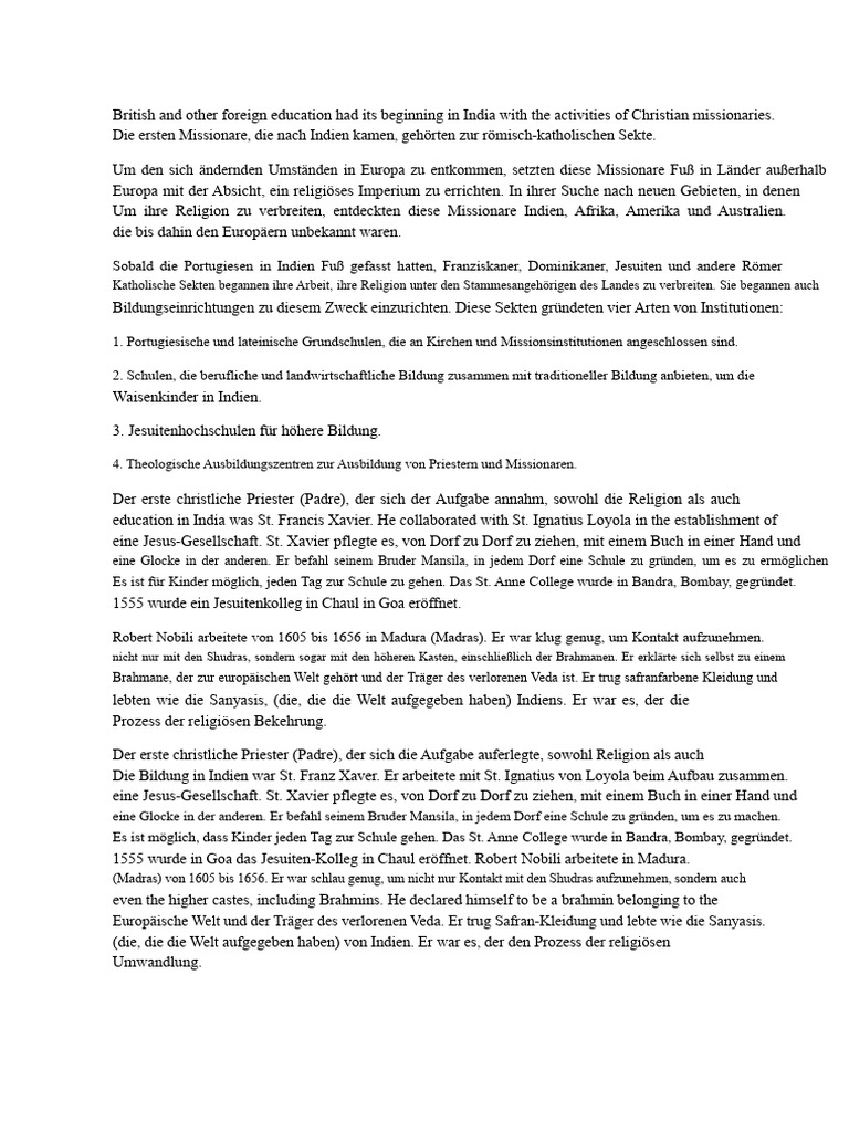 Britische Beitrag Bildung | PDF