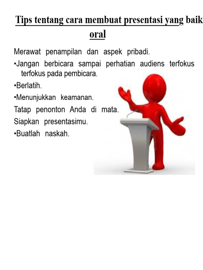 Tips Membuat Presentasi Efektif | PDF